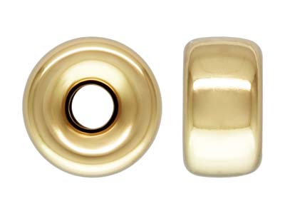 Gold-Filled-Bead-Plain-Flat-6mm