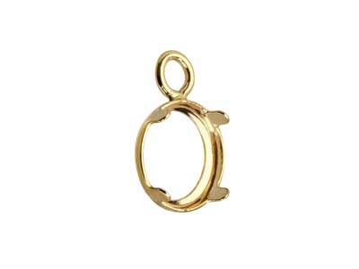 9ct Yellow Gold 5mm Round Bezel Cup - Standard Image - 2