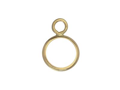 9ct Yellow Gold 5mm Round Bezel Cup - Standard Image - 3