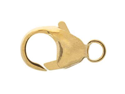 9ct Yellow Gold Oval Trigger Clasp 13mm - Standard Image - 1