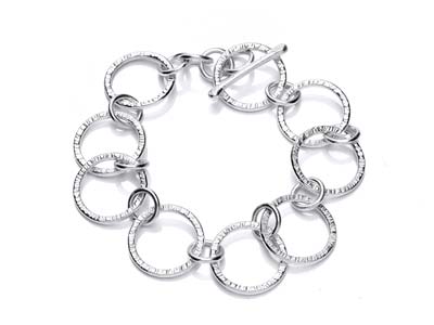 Argentium Silver Endless Circles   Bracelet Kit - Standard Image - 4