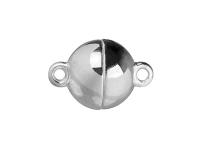 Sterling Silver Langer® Magnetic   Clasp 8mm Round Ball - Standard Image - 2