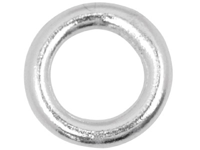 Sterling Silver 5mm Closed,        Pack of 10, Jump Rings, 5mm        Diameter X 1.0mm Round Wire