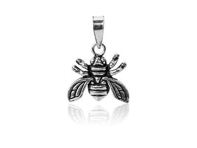 Sterling Silver Bee Design Pendant