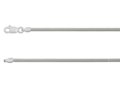 Sterling Silver 1.6mm Snake Chain   1845cm Unhallmarked 100 Recycled Silver