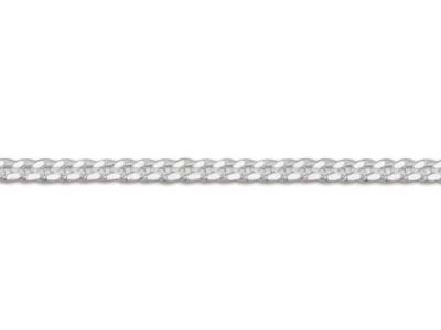 Sterling Silver 0.9mm Diamond Cut  Curb Chain 20