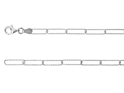 Sterling Silver 3.5mm Sparkle Long Link Round Wire Chain, 1845cm,   100 Recycled Silver