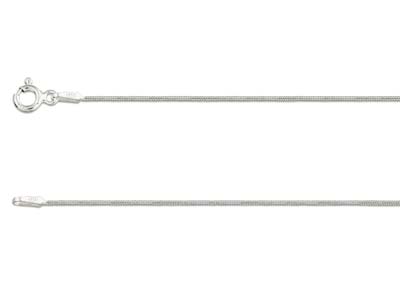 Sterling Silver 0.9mm Mini Snake   Chain 20