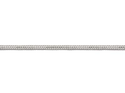 Sterling Silver 0.9mm Mini Snake   Chain 22