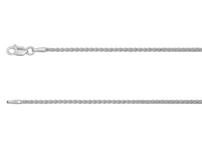 Sterling Silver 1.5mm Spiga Chain   16