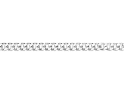 Sterling Silver 5.5mm Loose Flat   Curb Chain - Standard Image - 1