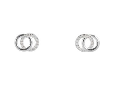 Sterling-Silver-Double-Circle-Stud-Ea...