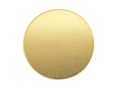 9ct Yellow Gold Blank Fb00700      1.00mm X 7mm Fully Annealed Round  7mm, 100% Recycled Gold - Standard Image - 1